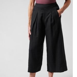 Athleta Playa Linen Wide Crop Pant